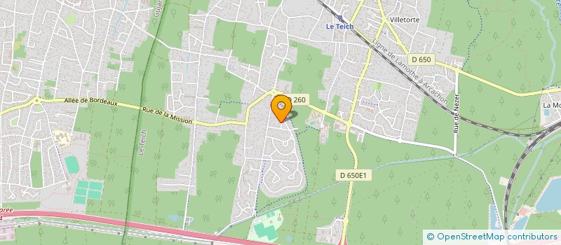 localisation de l'entreprise MONSIEUR FREDERIC GRUHN  LE TEICH