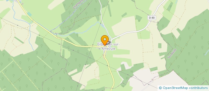 localisation de l'entreprise MONSIEUR FREDERIC GRUSELLE  ERBEVILLER-SUR-AMEZULE