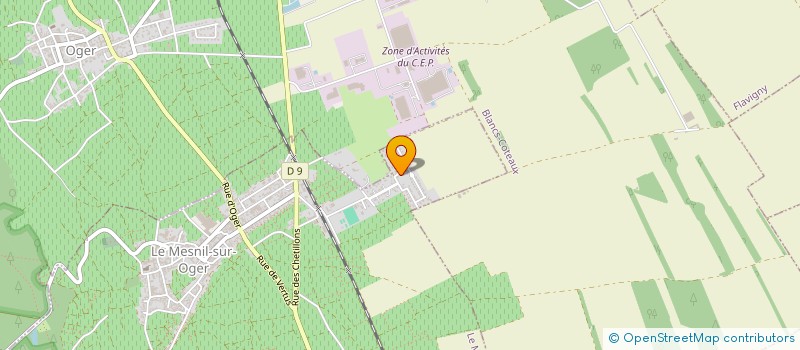 localisation de l'entreprise MONSIEUR FREDERIC GRUYER  LE MESNIL-SUR-OGER