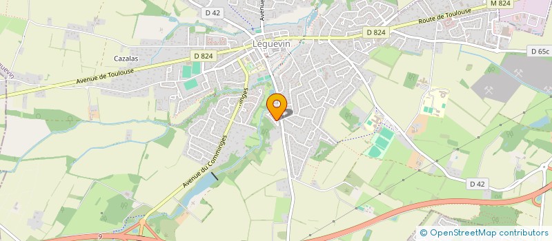 localisation de l'entreprise MONSIEUR FREDERIC GUEDEAU  LEGUEVIN