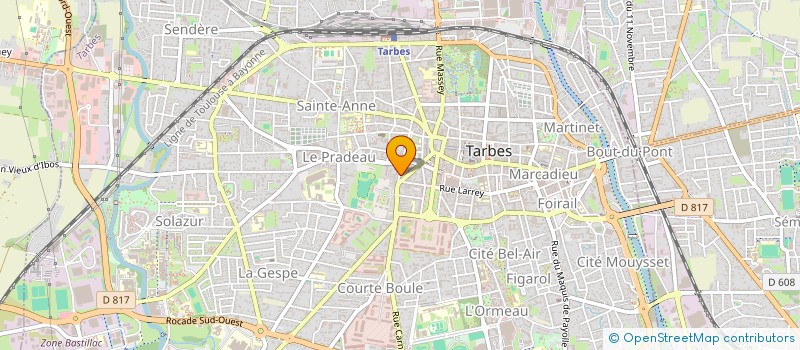 localisation de l'entreprise MONSIEUR FREDERIC GUEDON à TARBES