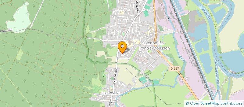 localisation de l'entreprise MONSIEUR FREDERIC GUELER  BLENOD-LES-PONT-A-MOUSSON