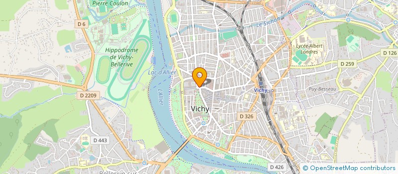 localisation de l'entreprise MONSIEUR FREDERIC GUELTON à VICHY