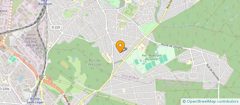 localisation de l'entreprise MONSIEUR FREDERIC GUELTON  SUCY-EN-BRIE