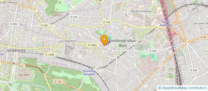 localisation de l'entreprise MONSIEUR FREDERIC GUERAULT  FONTENAY-SOUS-BOIS