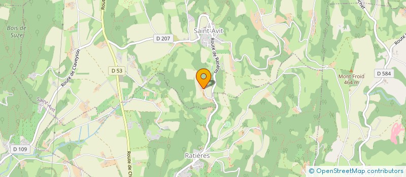 localisation de l'entreprise MONSIEUR FREDERIC GUERET  SAINT-AVIT