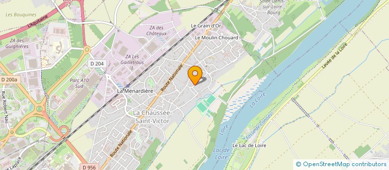 localisation de l'entreprise MONSIEUR FREDERIC GUERIN à LA CHAUSSEE-SAINT-VICTOR