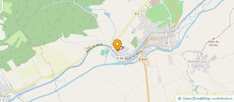 localisation de l'entreprise MONSIEUR FREDERIC GUERRE  EINVILLE-AU-JARD