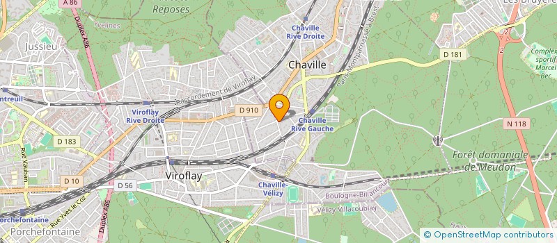 localisation de l'entreprise MONSIEUR FREDERIC GUEURY à CHAVILLE