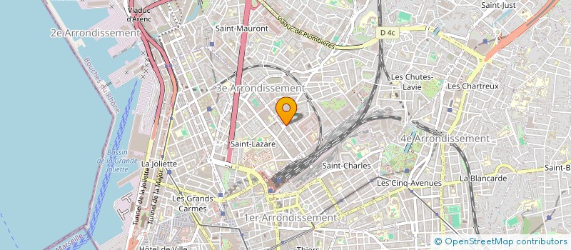 localisation de l'entreprise MONSIEUR FREDERIC GUEYDON à MARSEILLE