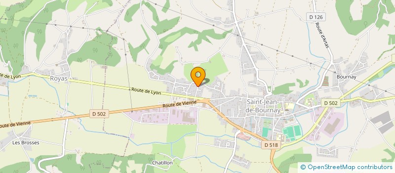 localisation de l'entreprise MONSIEUR FREDERIC GUFFLET à SAINT-JEAN-DE-BOURNAY