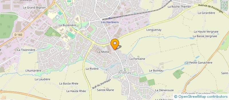 localisation de l'entreprise MONSIEUR FREDERIC GUICHETEAU  LES HERBIERS