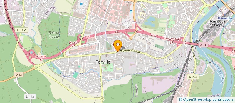 localisation de l'entreprise MONSIEUR FREDERIC GUIDAT  TERVILLE