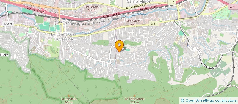 localisation de l'entreprise MONSIEUR FREDERIC GUIDONI  AUBAGNE