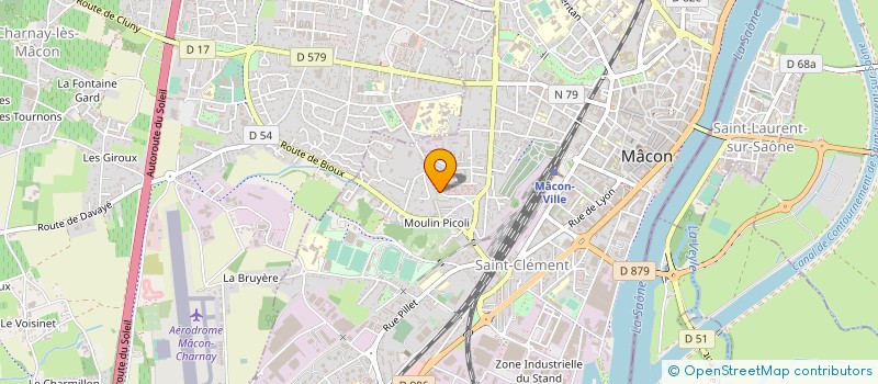 localisation de l'entreprise MONSIEUR FREDERIC GUIGUES  MACON