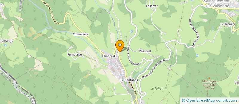 localisation de l'entreprise MONSIEUR FREDERIC GUILLARD  TARARE