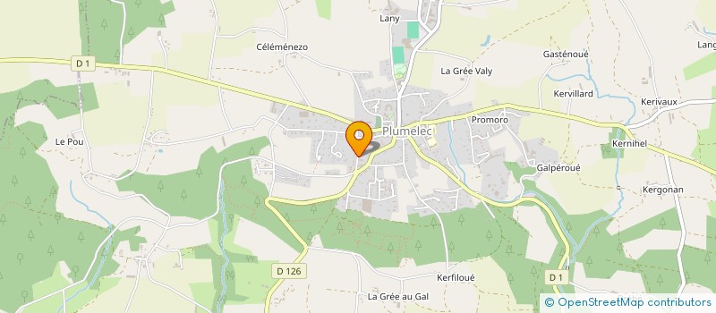 localisation de l'entreprise MONSIEUR FREDERIC GUILLAS à PLUMELEC