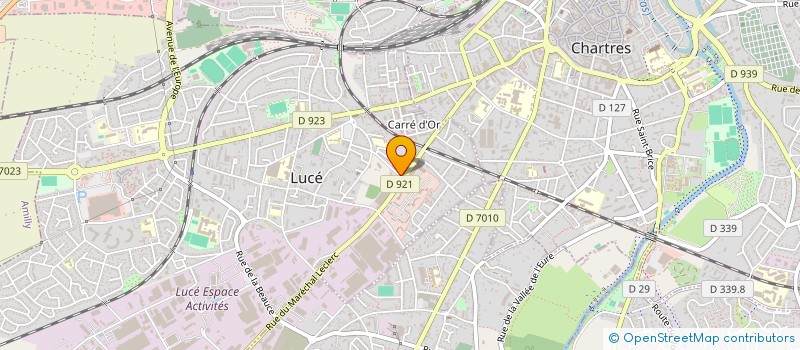 localisation de l'entreprise MONSIEUR FREDERIC GUILLAUME à LUCE