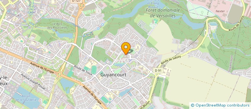 localisation de l'entreprise MONSIEUR FREDERIC GUILLAUME  GUYANCOURT