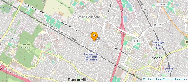 localisation de l'entreprise MONSIEUR FREDERIC GUILLERAY à FRANCONVILLE