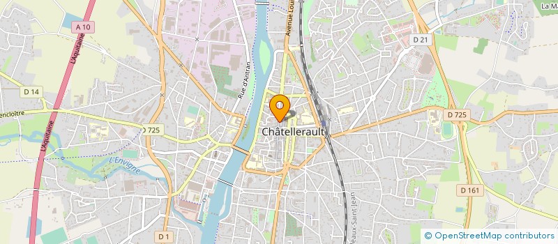 localisation de l'entreprise MONSIEUR FREDERIC GUILLET à CHATELLERAULT