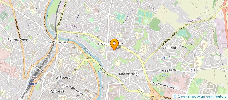 localisation de l'entreprise MONSIEUR FREDERIC GUILLON  POITIERS