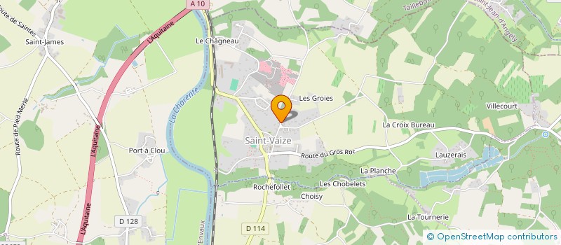 localisation de l'entreprise MONSIEUR FREDERIC GUILLOT à SAINT-VAIZE