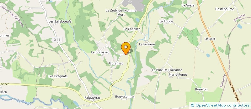 localisation de l'entreprise MONSIEUR FREDERIC GUILLOT à ISSIGEAC