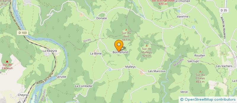 localisation de l'entreprise MONSIEUR FREDERIC GUILLOT à MALREVERS
