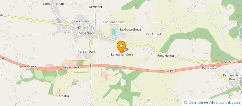 localisation de l'entreprise MONSIEUR FREDERIC GUILLOT  PLOUNEVEZ-MOEDEC