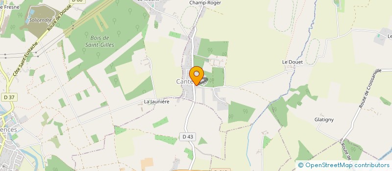 localisation de l'entreprise MONSIEUR FREDERIC GUILLOUET  CANTELOUP