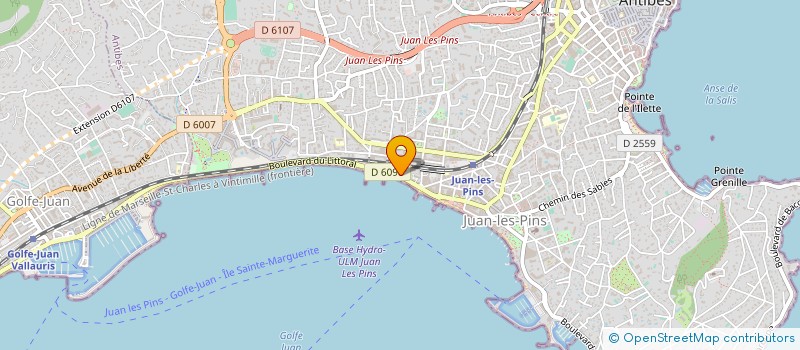 localisation de l'entreprise MONSIEUR FREDERIC GUIMOND  ANTIBES