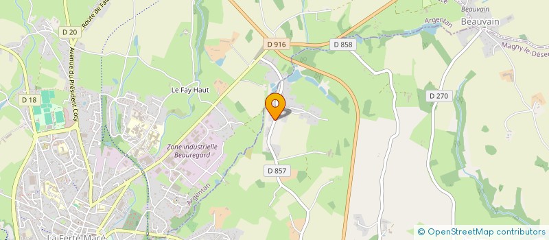 localisation de l'entreprise MONSIEUR FREDERIC GUITET à MAGNY-LE-DESERT