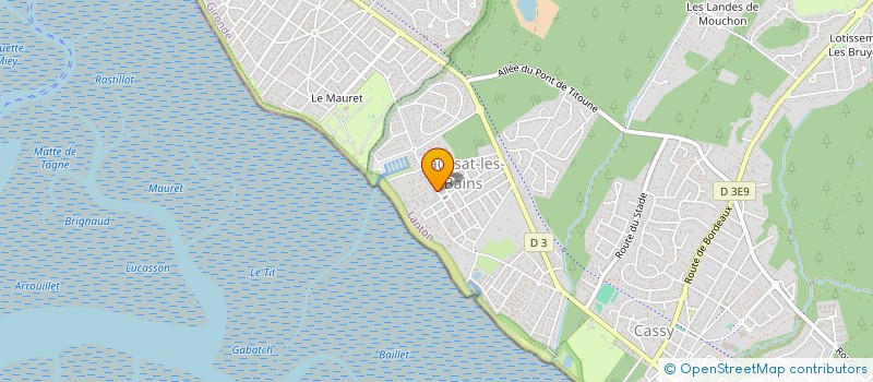 localisation de l'entreprise MONSIEUR FREDERIC GUITTARD  LANTON