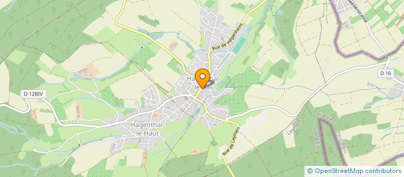 localisation de l'entreprise MONSIEUR FREDERIC GUTFREUND  HAGENTHAL-LE-BAS