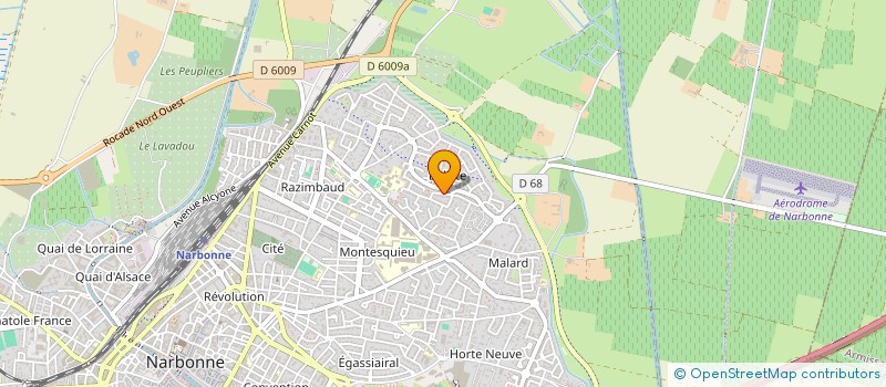 localisation de l'entreprise MONSIEUR FREDERIC GUTTIEREZ à NARBONNE