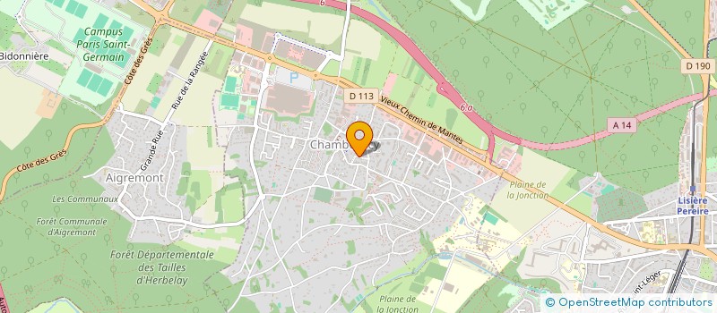 localisation de l'entreprise MONSIEUR FREDERIC GUY MARCEL RAYNAL  CHAMBOURCY