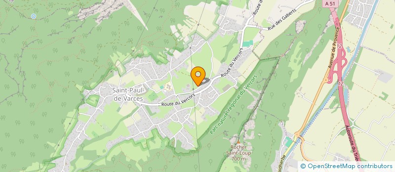 localisation de l'entreprise MONSIEUR FREDERIC GUYON  SAINT-PAUL-DE-VARCES