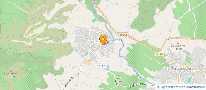 localisation de l'entreprise MONSIEUR FREDERIC GUYON  CREISSAN