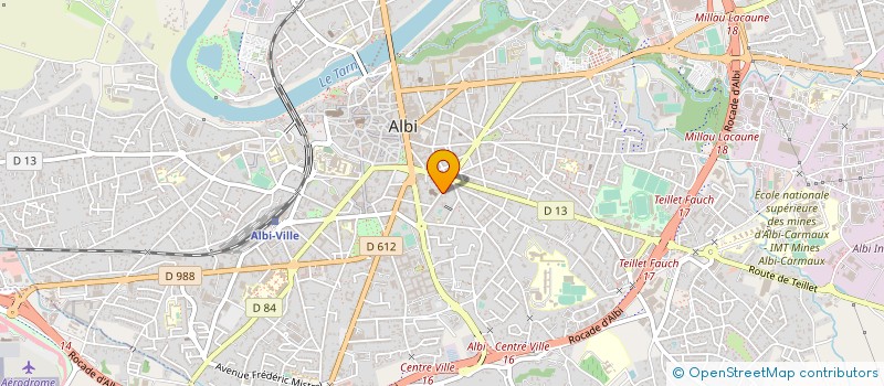 localisation de l'entreprise MONSIEUR FREDERIC GUYOT à ALBI