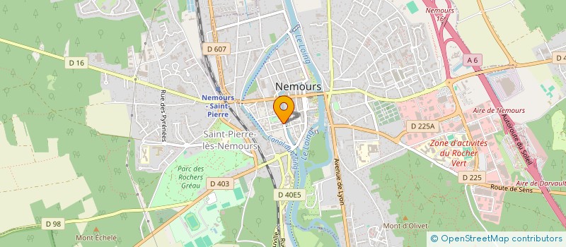 localisation de l'entreprise MONSIEUR FREDERIC HAFFNER à NEMOURS