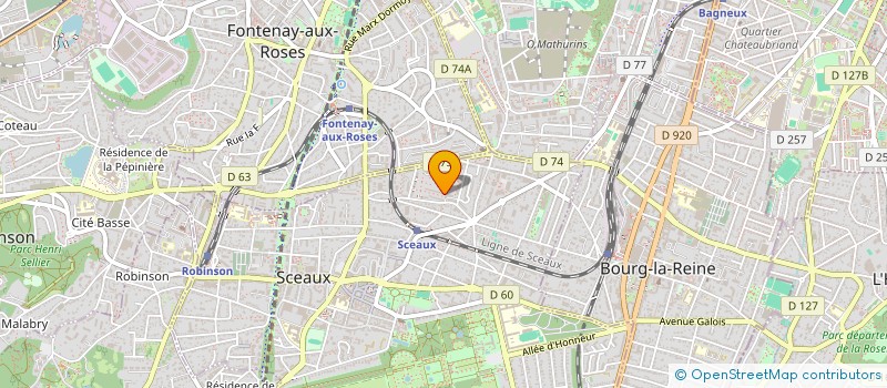 localisation de l'entreprise MONSIEUR FREDERIC HALIFA à SCEAUX