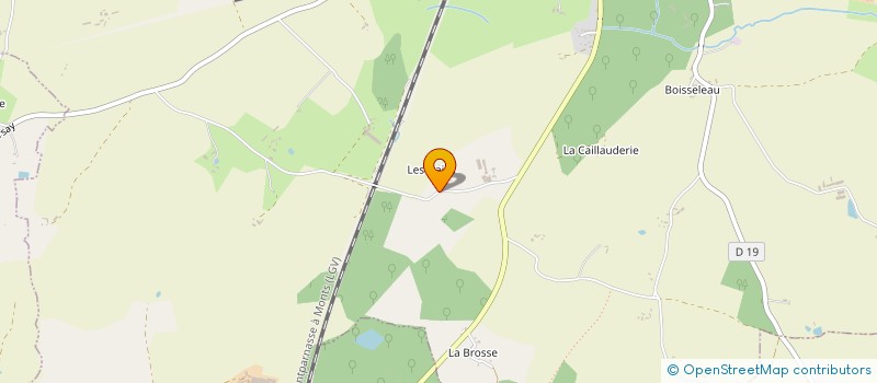 localisation de l'entreprise MONSIEUR FREDERIC HALLOUIN  DROUE