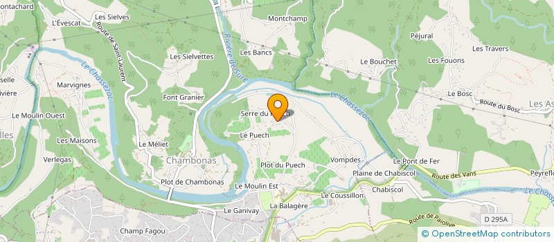 localisation de l'entreprise MONSIEUR FREDERIC HAMCHIN à MALBOSC