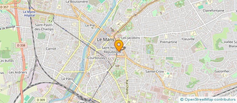 localisation de l'entreprise MONSIEUR FREDERIC HAMEL  LE MANS