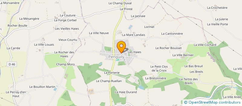 localisation de l'entreprise MONSIEUR FREDERIC HAMON  PENGUILY