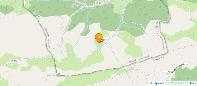 localisation de l'entreprise MONSIEUR FREDERIC HANIN  MONTBRUN-BOCAGE