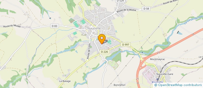 localisation de l'entreprise MONSIEUR FREDERIC HANNAUX  NAUCELLE