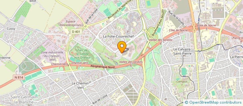 localisation de l'entreprise MONSIEUR FREDERIC HANSEN VON BUNAU à CAEN