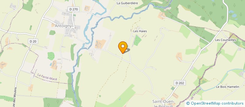 localisation de l'entreprise MONSIEUR FREDERIC HARDOUIN à LA FERTE MACE
